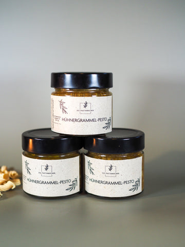 Hühnergrammel-Pesto