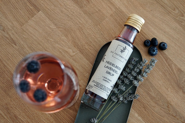 Heidelbeer-Lavendel-Sirup