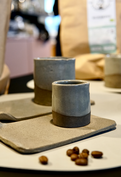 Steinzeug-Kaffee-Set Espresso
