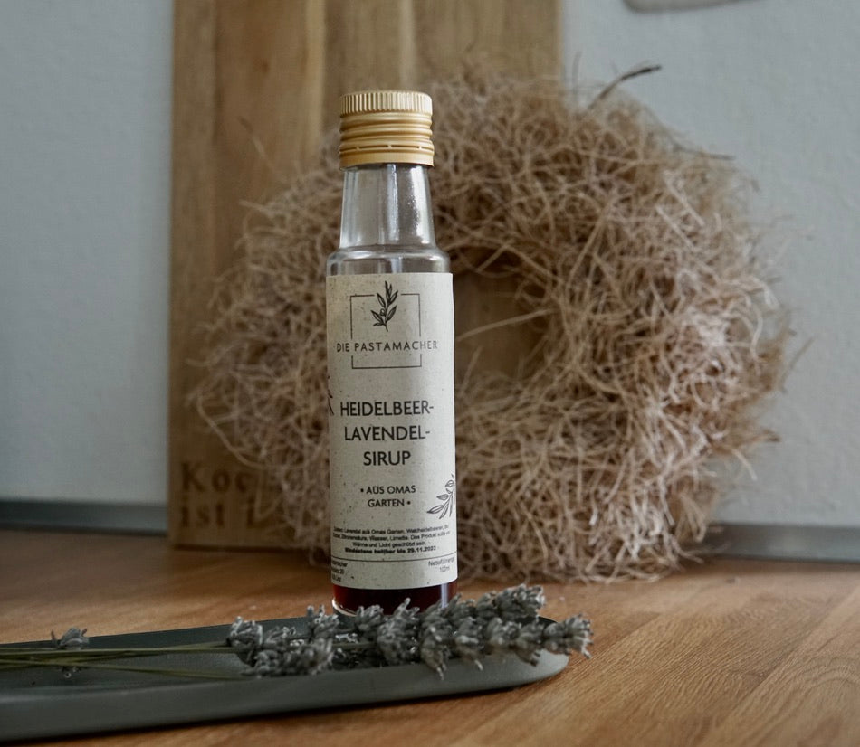 Heidelbeer-Lavendel-Sirup